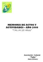 MEMORIA 25 AÑOS TALIA